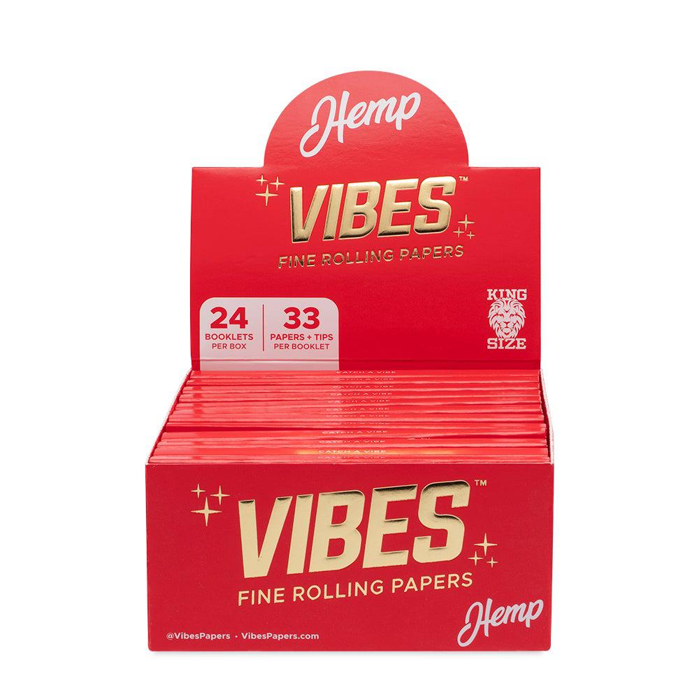 Vibes Papers w/ Filters - King Size - Hemp - 24ct