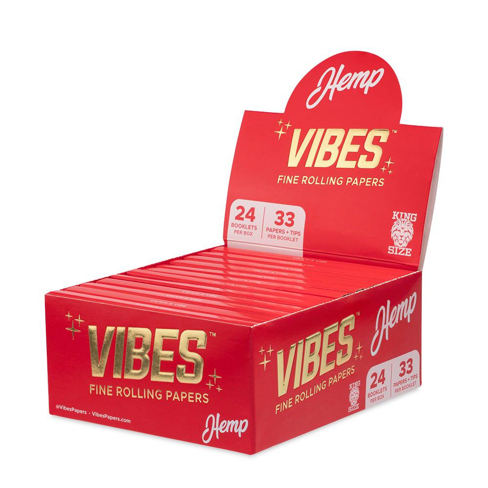 Vibes Papers w/ Filters - King Size - Hemp - 24ct