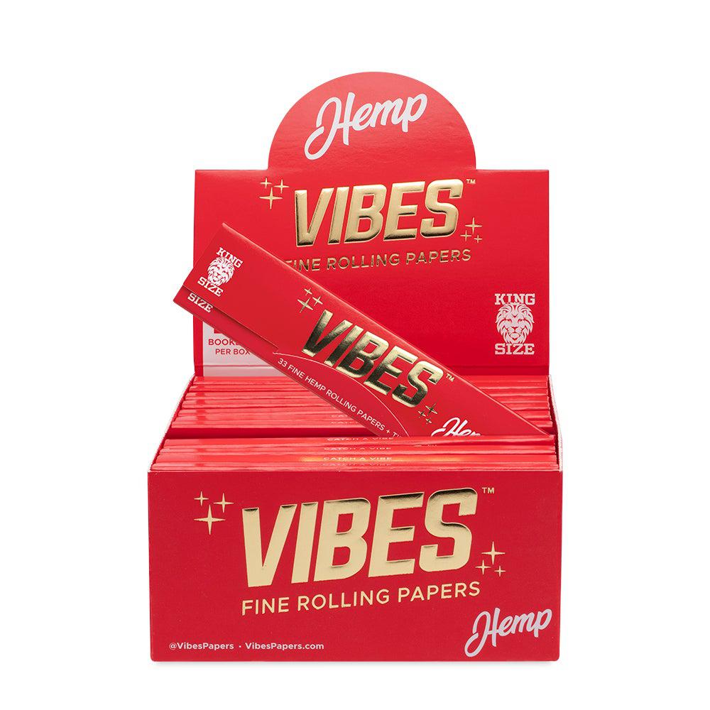 Vibes Papers w/ Filters - King Size - Hemp - 24ct