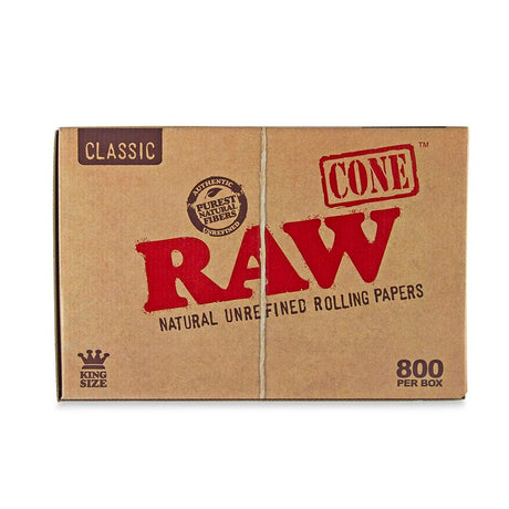 Raw Classic King Size Cones Bulk - 800ct