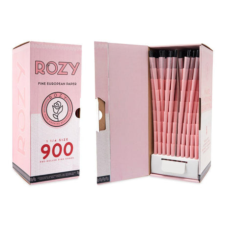 Rozy Pink 1 ¼ Size Pre-Rolled Cones – 900ct Bulk