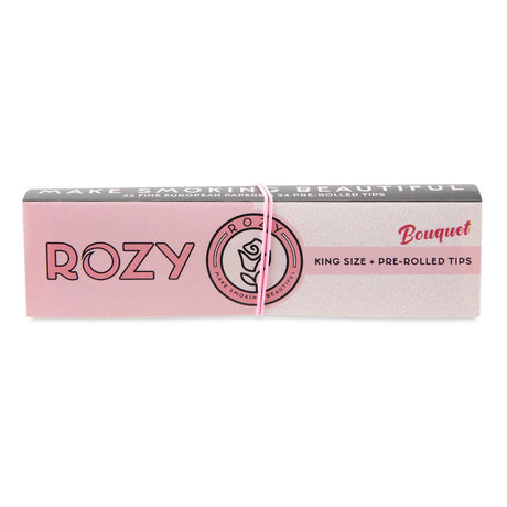 Rozy Pink King Size Rolling Papers & Filter Tips - 24ct Display