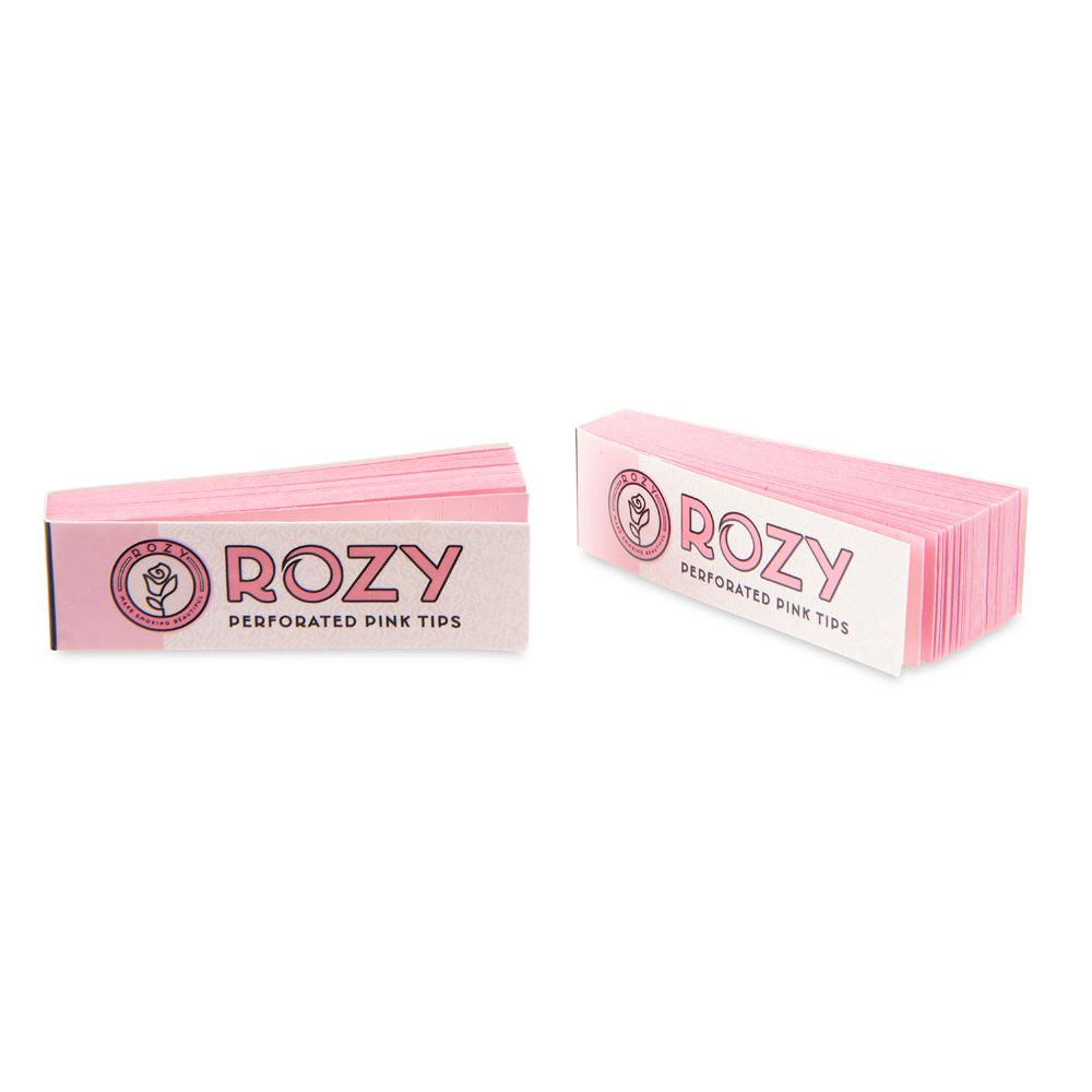 Rozy Pink Perforated Filter Tips - 50ct Display