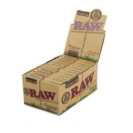 Raw Organic Hemp Connoisseur 1 1/4 + Tips - 24ct