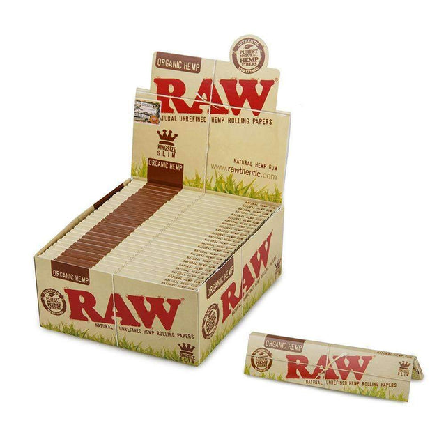 Raw Organic Hemp King Size Slim - 50ct