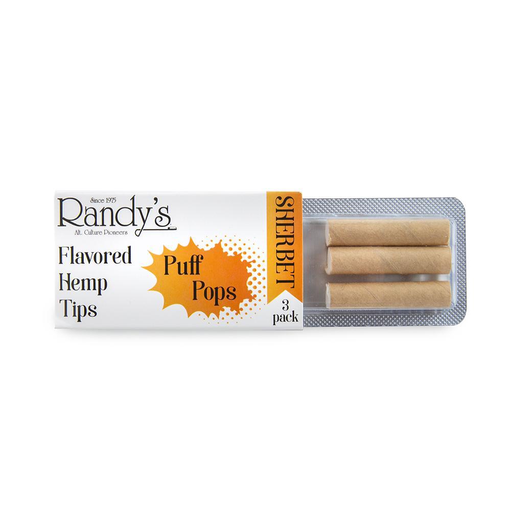 Randy's Puff Pops - Flavored Hemp Tips - Sherbert - 30ct