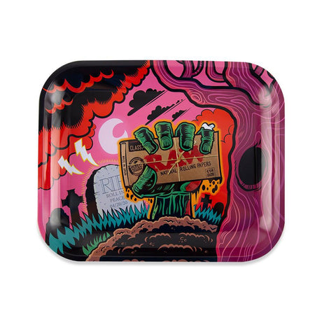 Raw Rolling Tray - Metal - Zombie - Large