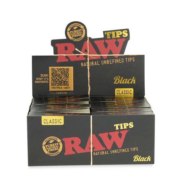 Raw Black Tips - 50ct