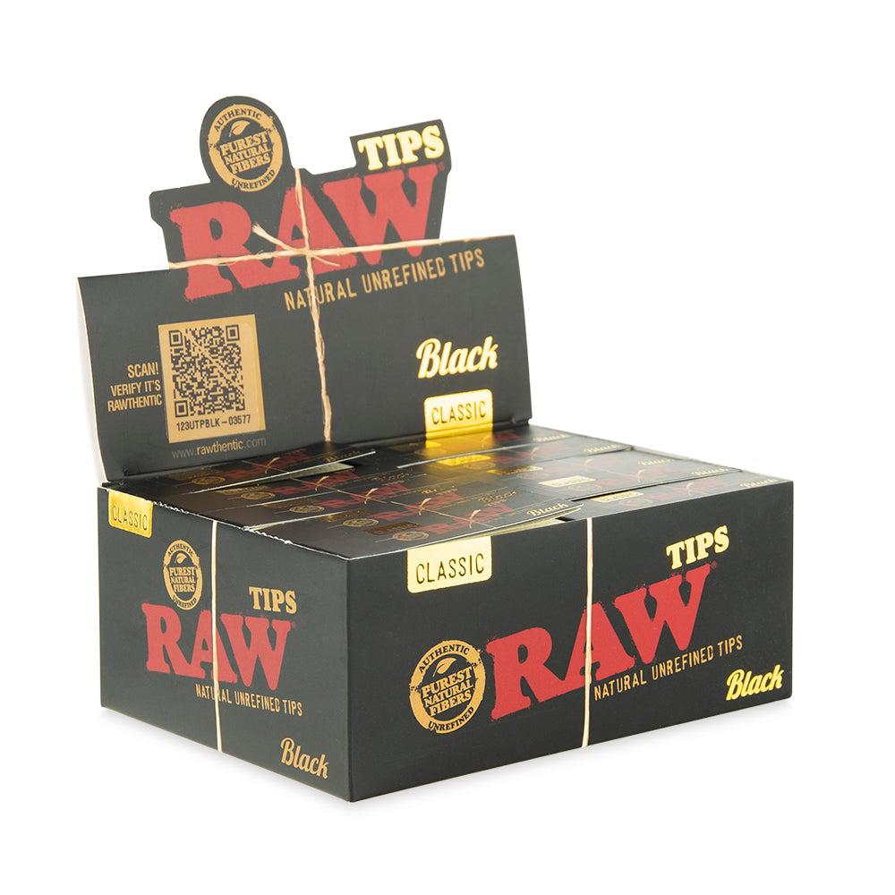 Raw Black Tips - 50ct