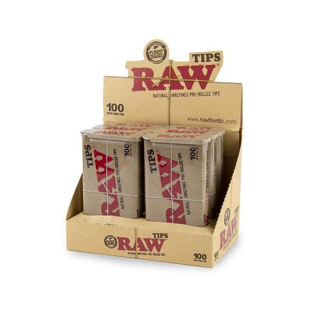 Raw Pre Rolled Tips in Tin 100pk - 6ct