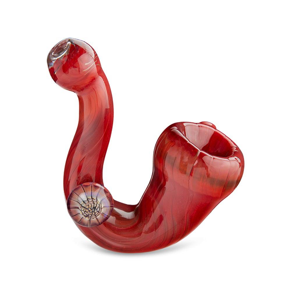 Hand Pipe - 5" - Sherlock - Flower Marble