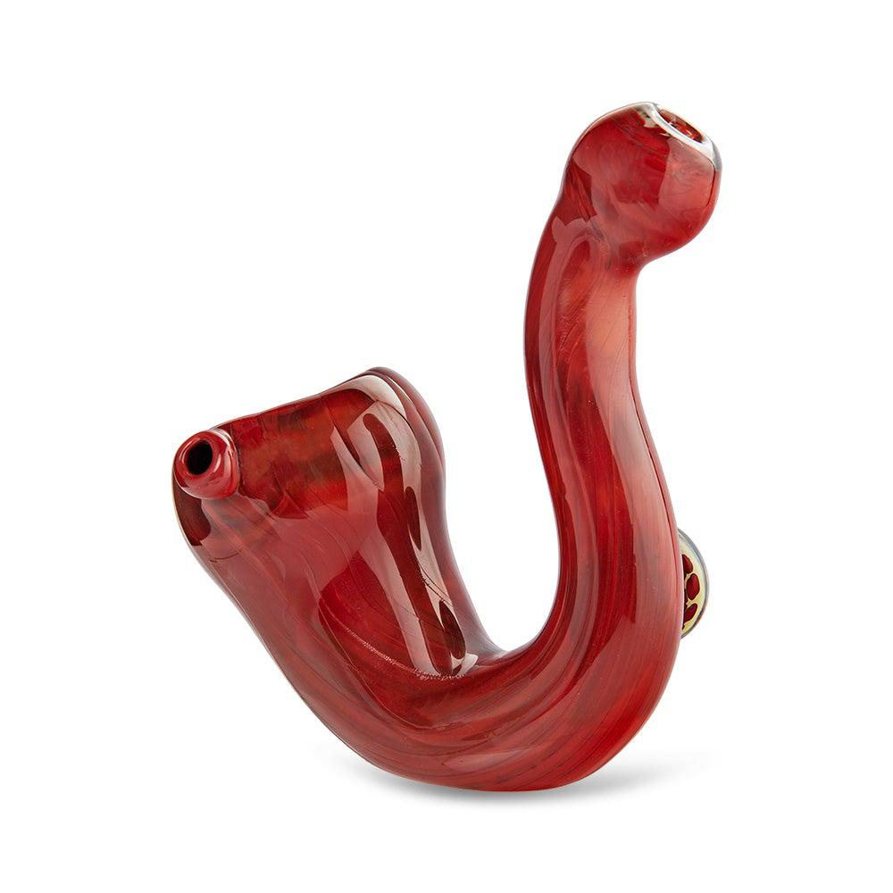 Hand Pipe - 5" - Sherlock - Flower Marble