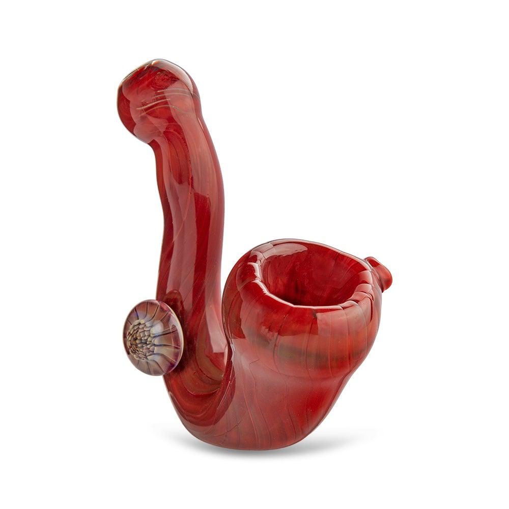 Hand Pipe - 5" - Sherlock - Flower Marble