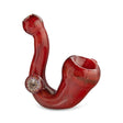 Hand Pipe - 5" - Sherlock - Flower Marble