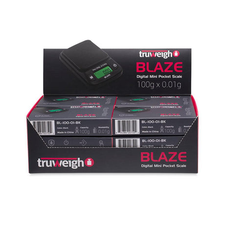 Truweigh Blaze Scale - 100g x 0.01g - Black - 12ct