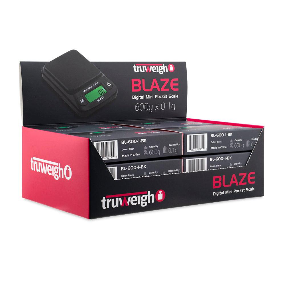 Truweigh Blaze Scale - 600g x 0.1g - Black - 12ct