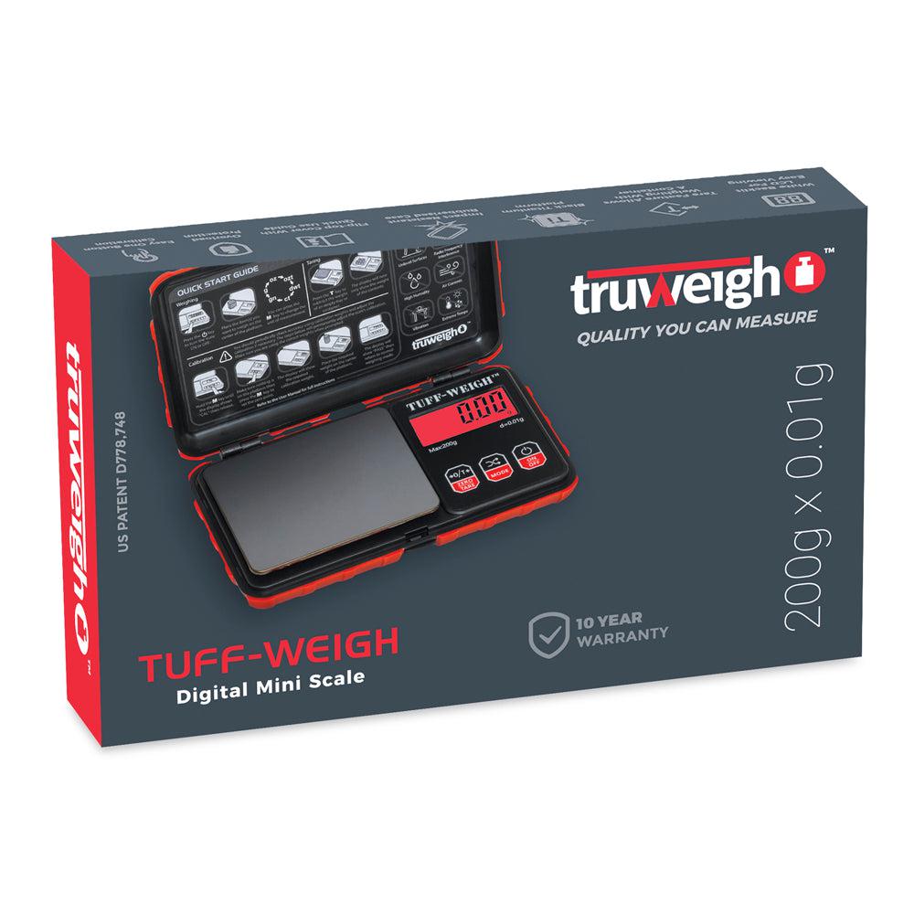 Truweigh Tuff-Weigh Digital Mini Scale – 200g x 0.01g