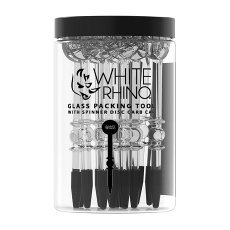 White Rhino Glass Dab Tool - Bulk Tub | Cannatron