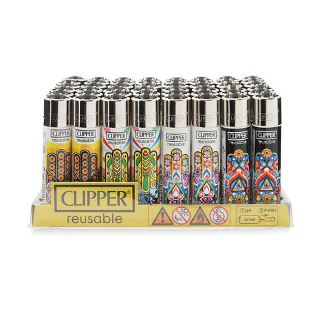 Clipper Lighter 48ct POP Counter Display – Mandala 4R