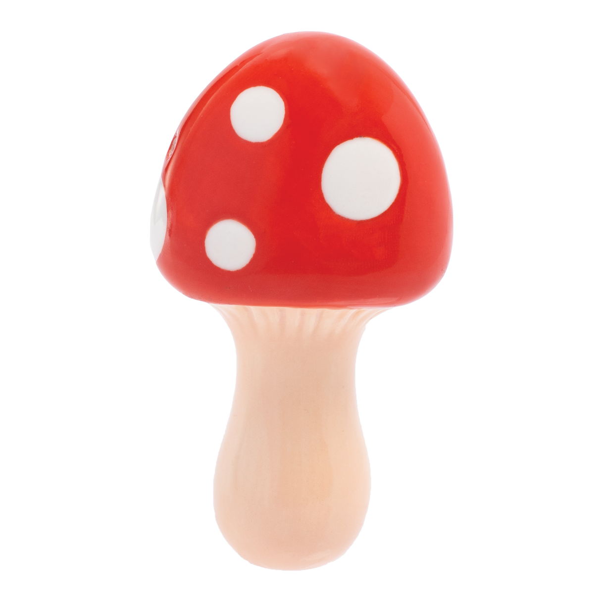 Wacky Bowlz 3.5” Ceramic Pipe – Red Mushroom