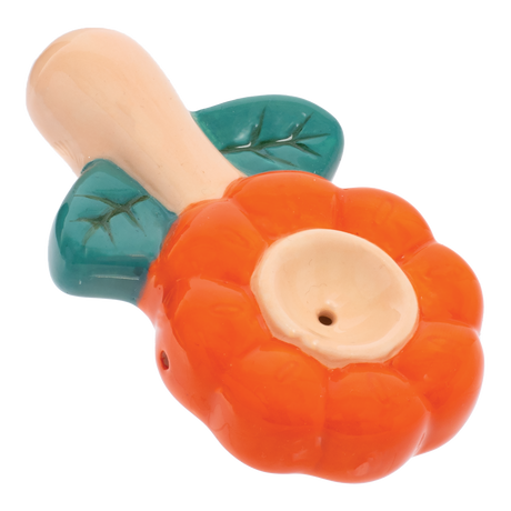 Wacky Bowlz 3.5” Ceramic Pipe – Orange Flower