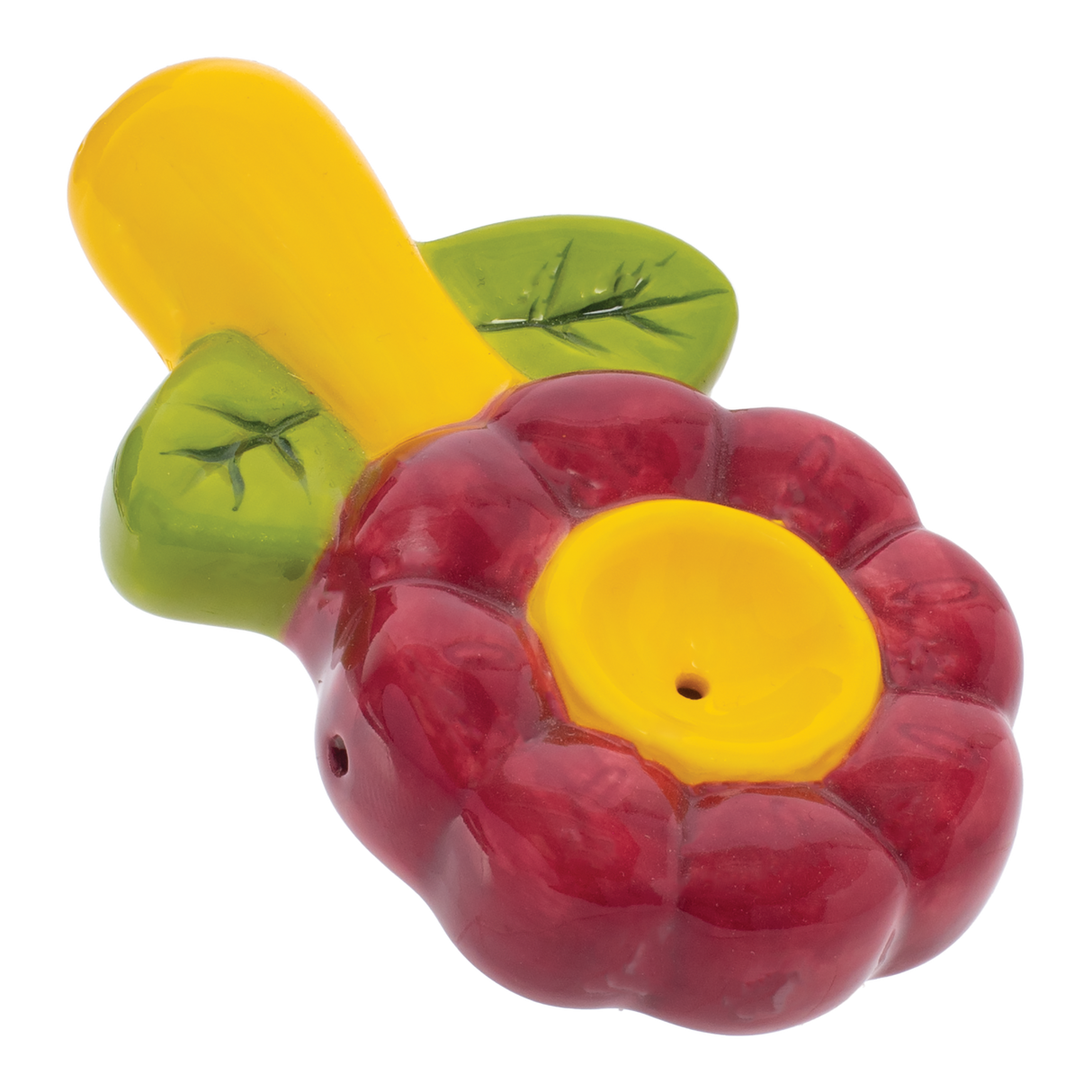 Wacky Bowlz 3.5” Ceramic Pipe – Purple Flower