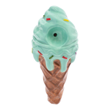 Wacky Bowlz 3.5” Ceramic Pipe – Mint Green Ice Cream