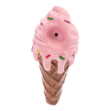 Wacky Bowlz 3.5” Ceramic Pipe – Pink Ice Cream