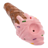 Wacky Bowlz 3.5” Ceramic Pipe – Pink Ice Cream