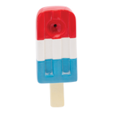 Wacky Bowlz 3.5” Ceramic Pipe – Red White & Blue Popsicle