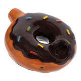 Wacky Bowlz 3.5” Ceramic Pipe – Chocolate Donut