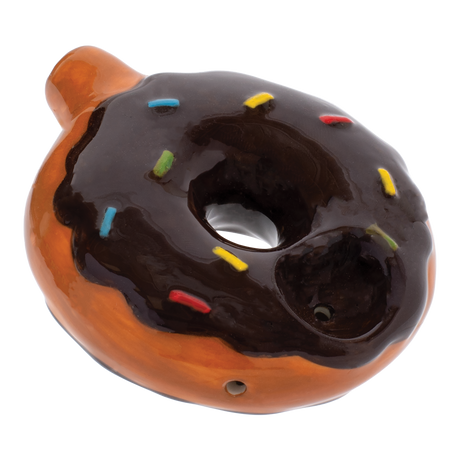 Wacky Bowlz 3.5” Ceramic Pipe – Chocolate Donut