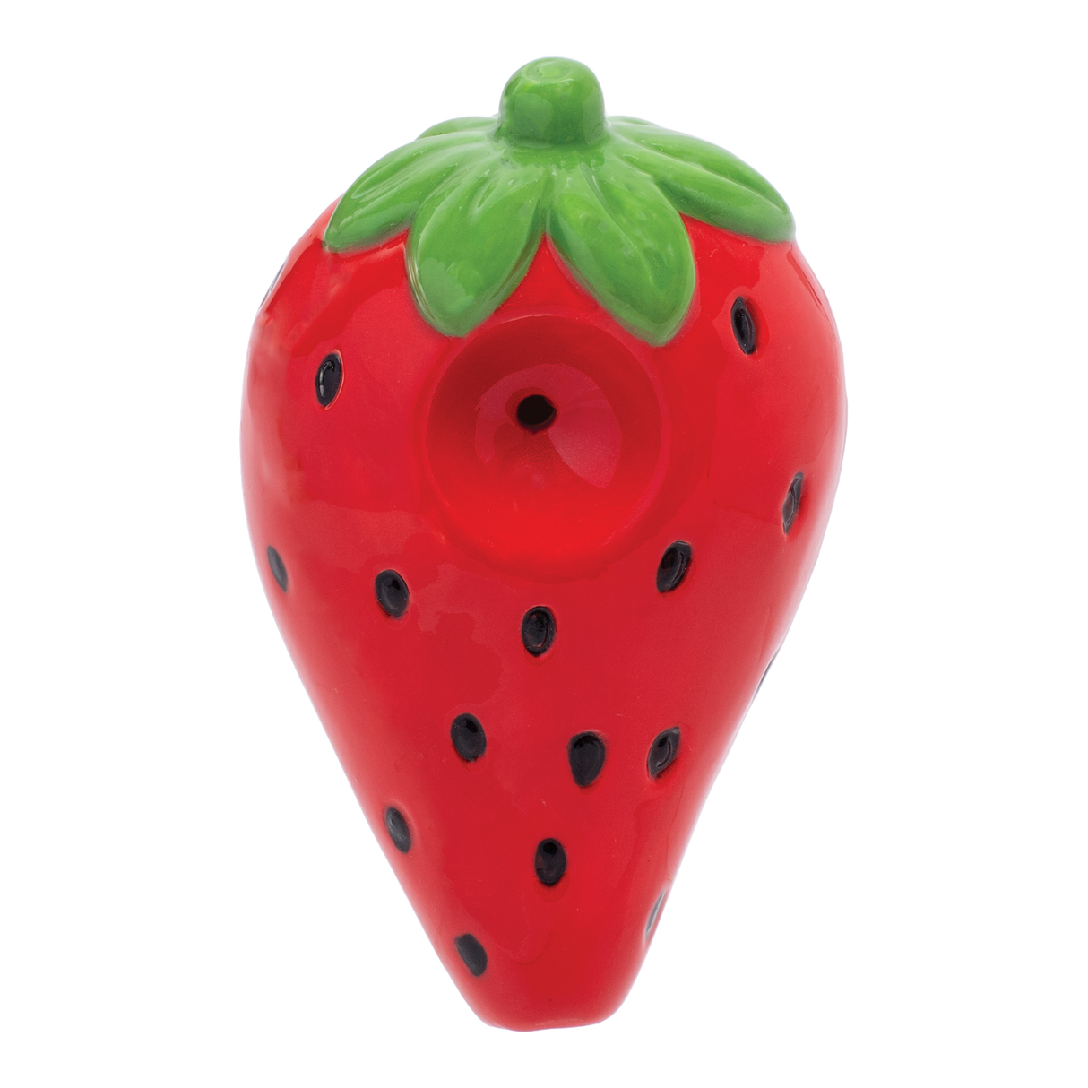 Wacky Bowlz 3.5” Ceramic Pipe – Strawberry