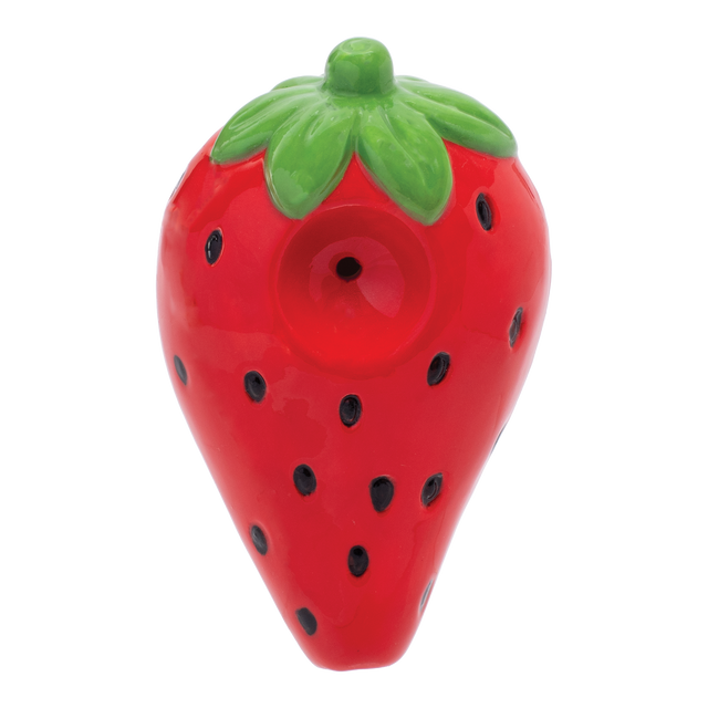 Wacky Bowlz 3.5” Ceramic Pipe – Strawberry