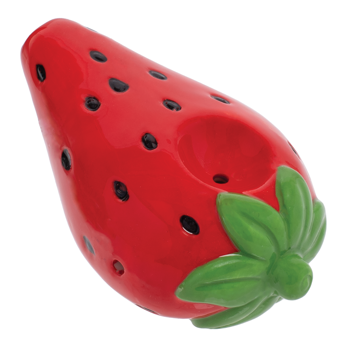 Wacky Bowlz 3.5” Ceramic Pipe – Strawberry