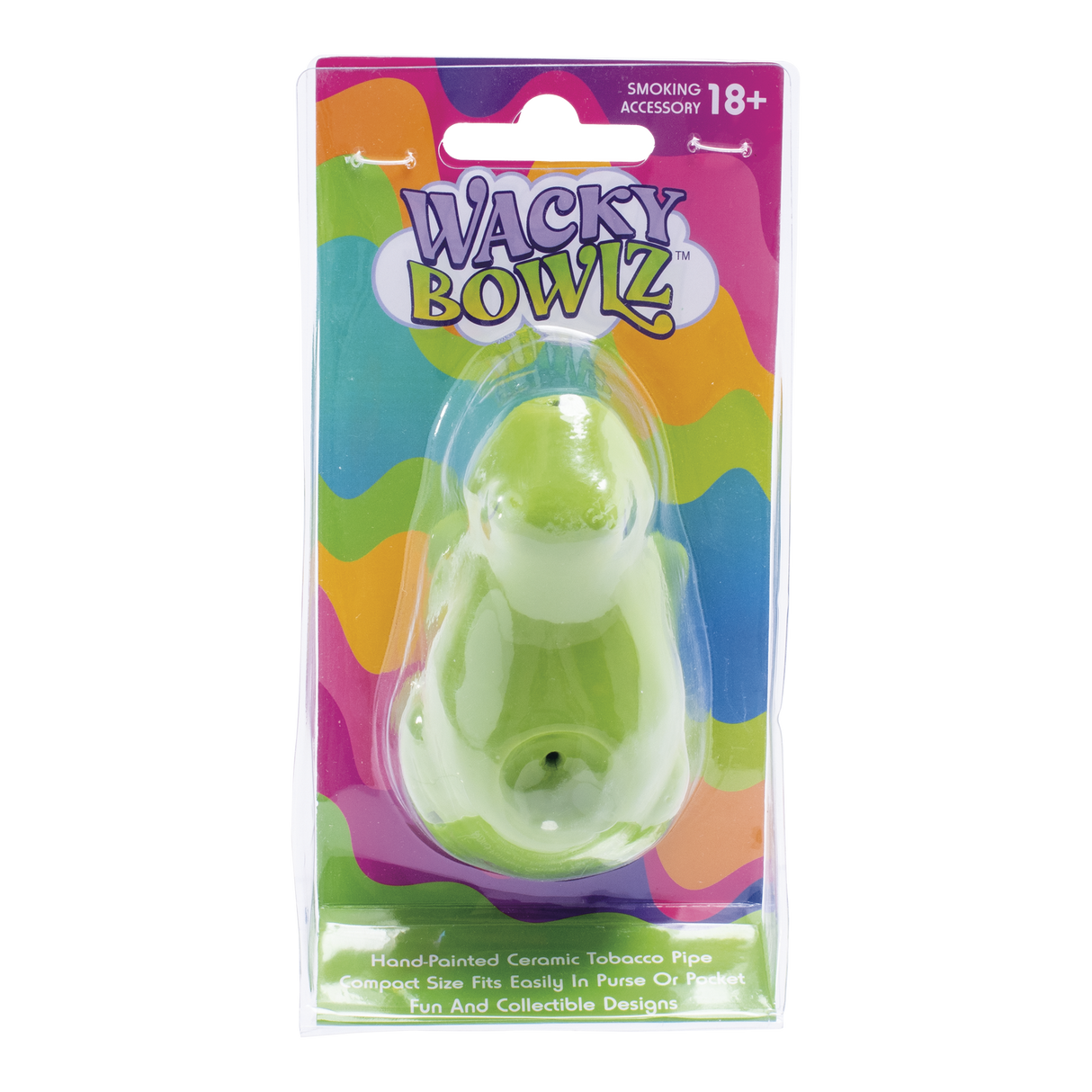 Wacky Bowlz 3.5” Ceramic Pipe – Frog