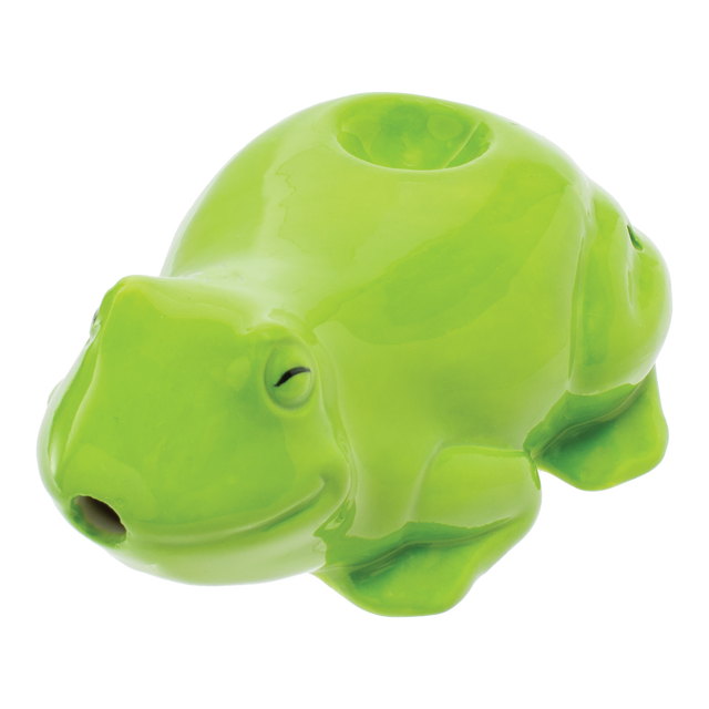 Wacky Bowlz 3.5” Ceramic Pipe – Frog