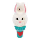 Wacky Bowlz 3.5” Ceramic Pipe – White Rabbit