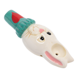 Wacky Bowlz 3.5” Ceramic Pipe – White Rabbit