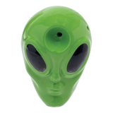 Wacky Bowlz 3.5” Ceramic Pipe – Green Alien