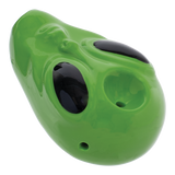 Wacky Bowlz 3.5” Ceramic Pipe – Green Alien