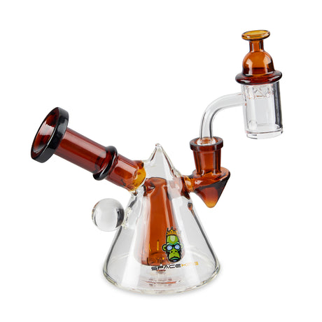 Space King Glass Mini Dab Rig – Space Pyramid