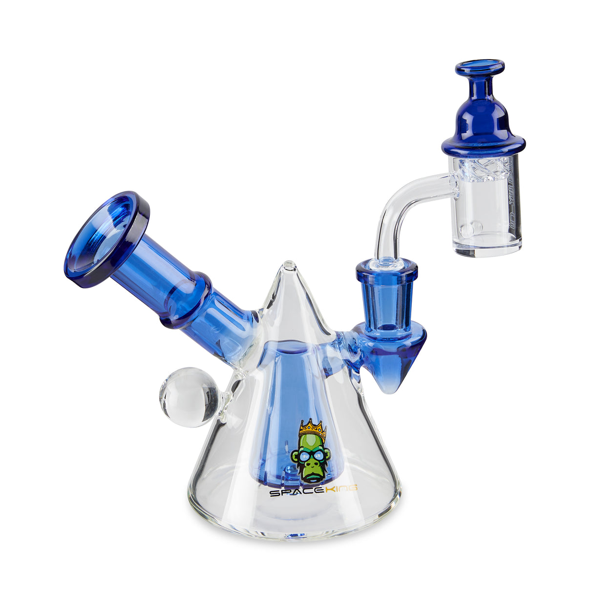 Space King Glass Mini Dab Rig – Space Pyramid