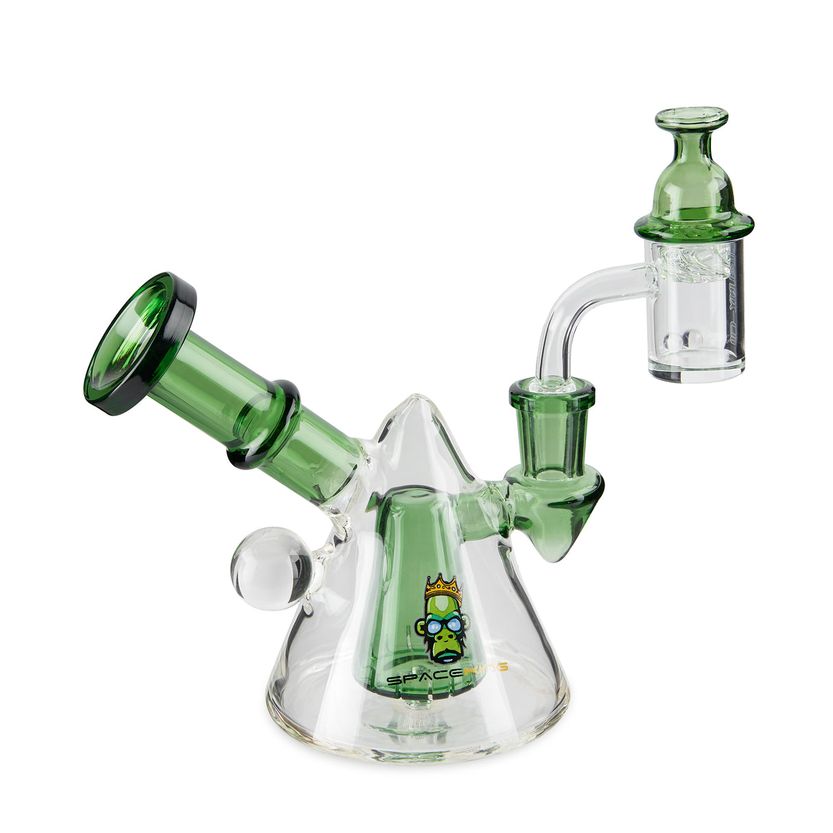 Space King Glass Mini Dab Rig – Space Pyramid