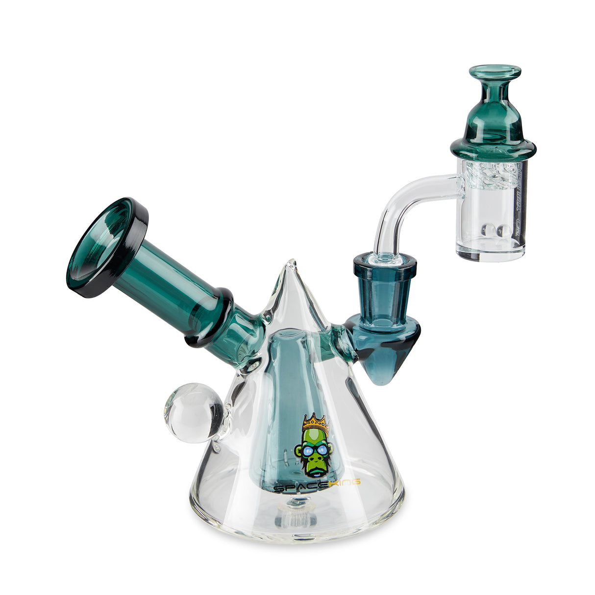 Space King Glass Mini Dab Rig – Space Pyramid