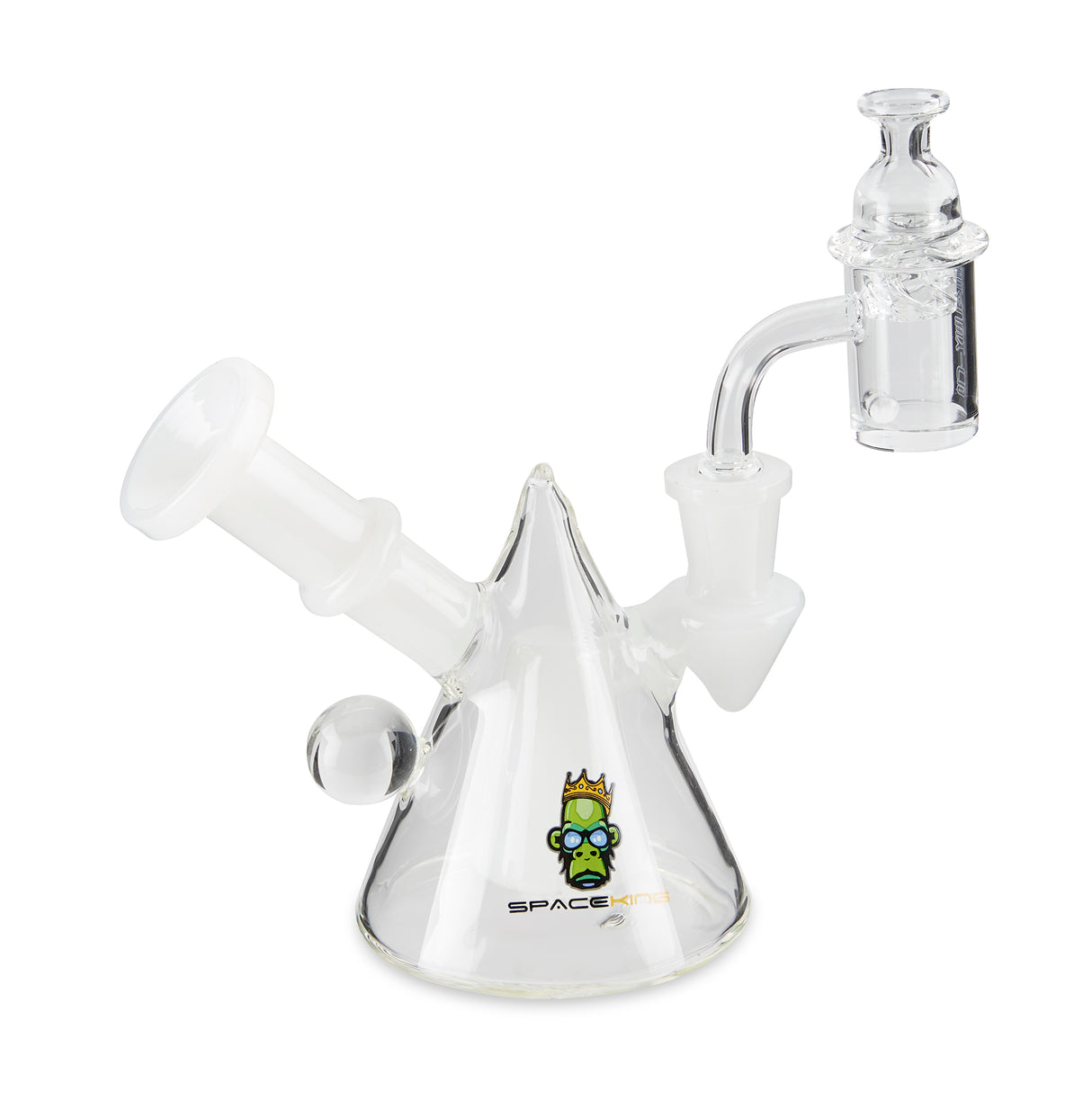 Space King Glass Mini Dab Rig – Space Pyramid