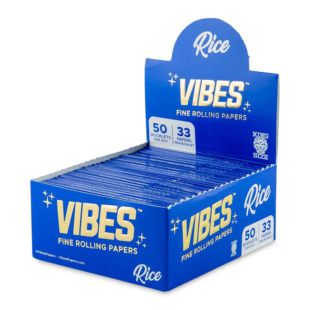 Vibes Papers King Size Slim - Rice - 50ct