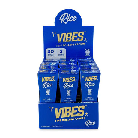 Vibes Cones King Size Slim - 3pk - Rice - 30ct