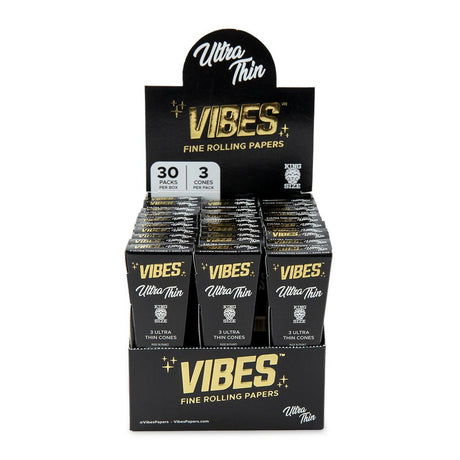 Vibes Cones King Size Slim - 3pk - Ultra Thin - 30ct