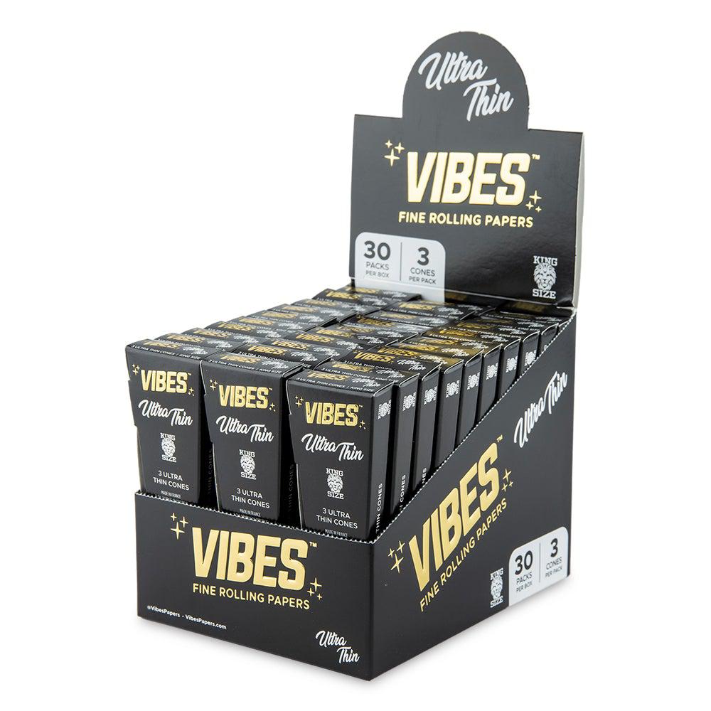 Vibes Cones King Size Slim - 3pk - Ultra Thin - 30ct